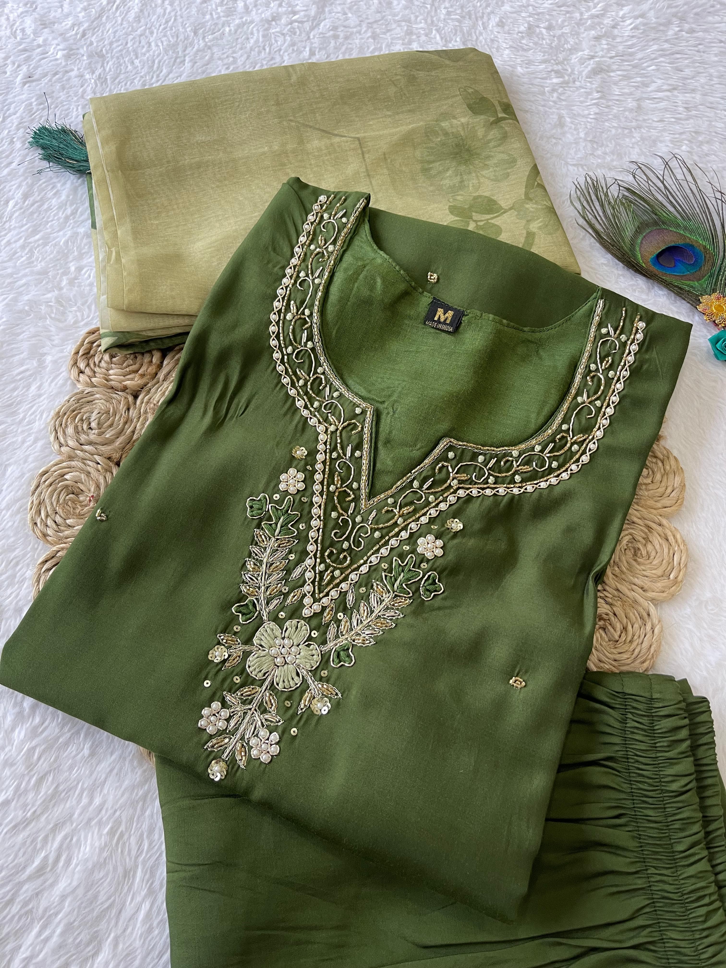 Launching New Designers Kurti Pent Dupatta Set