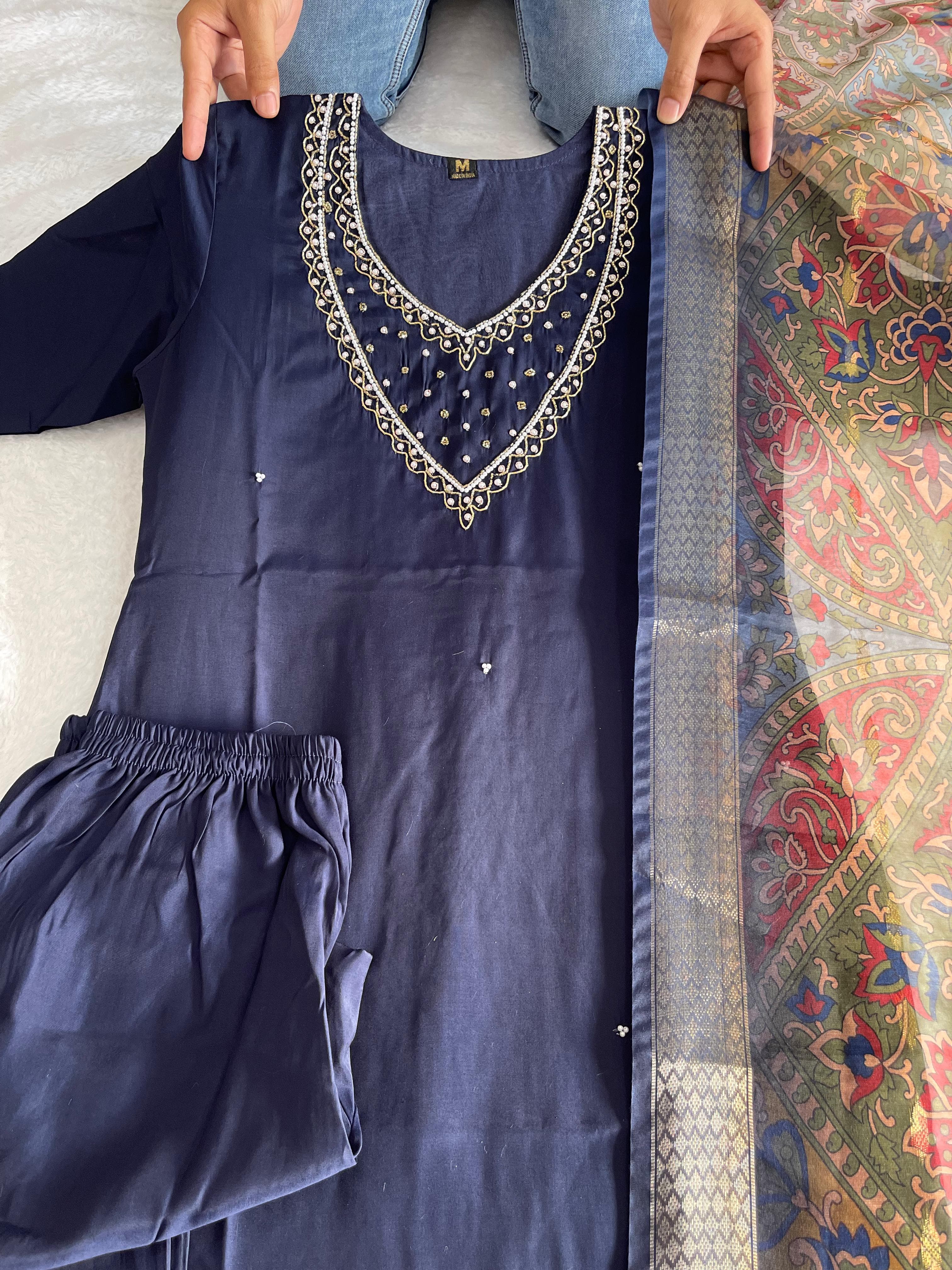 Launching New Designers Kurti Pent Dupatta Set