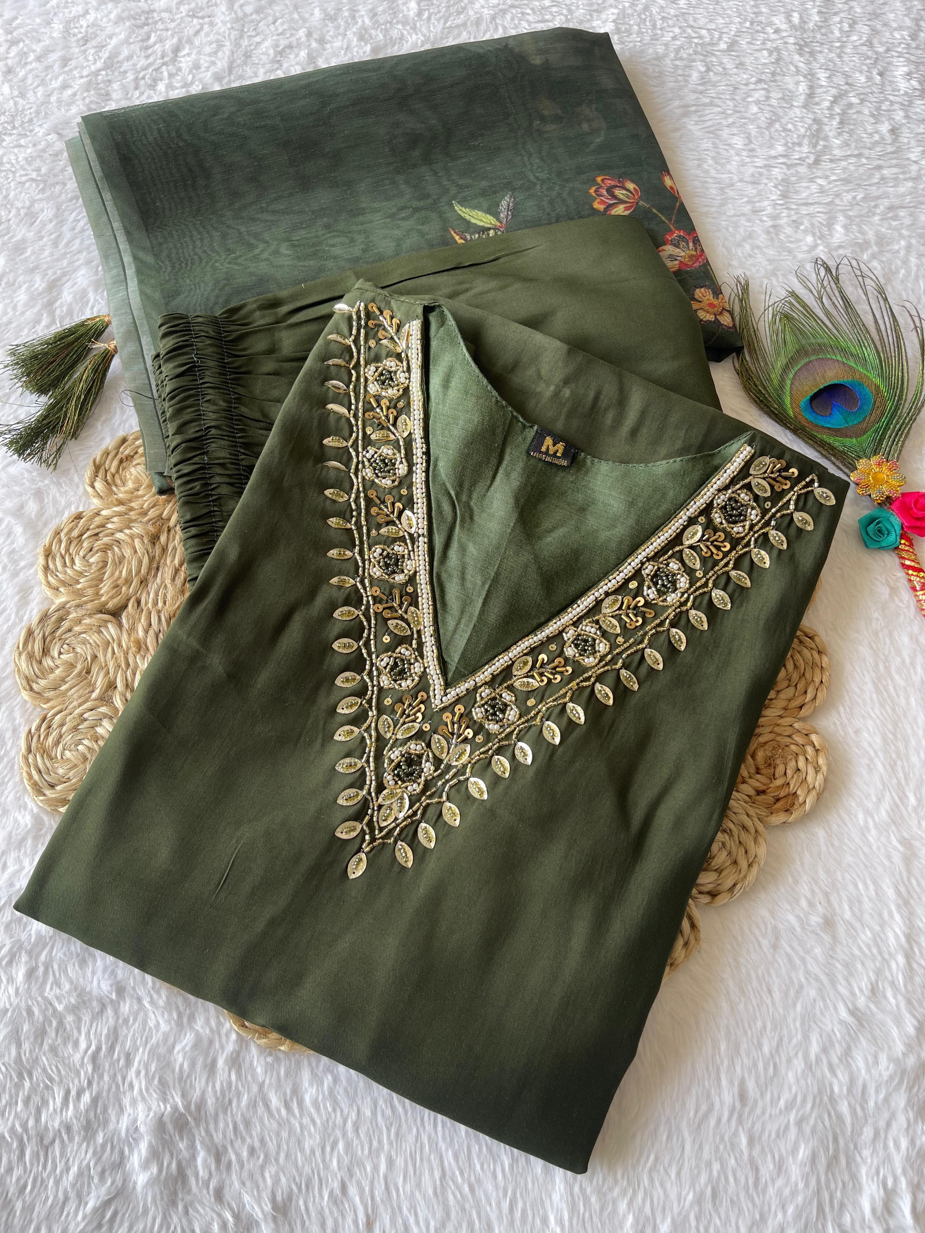 Launching New Designers Kurti Pent Dupatta Set