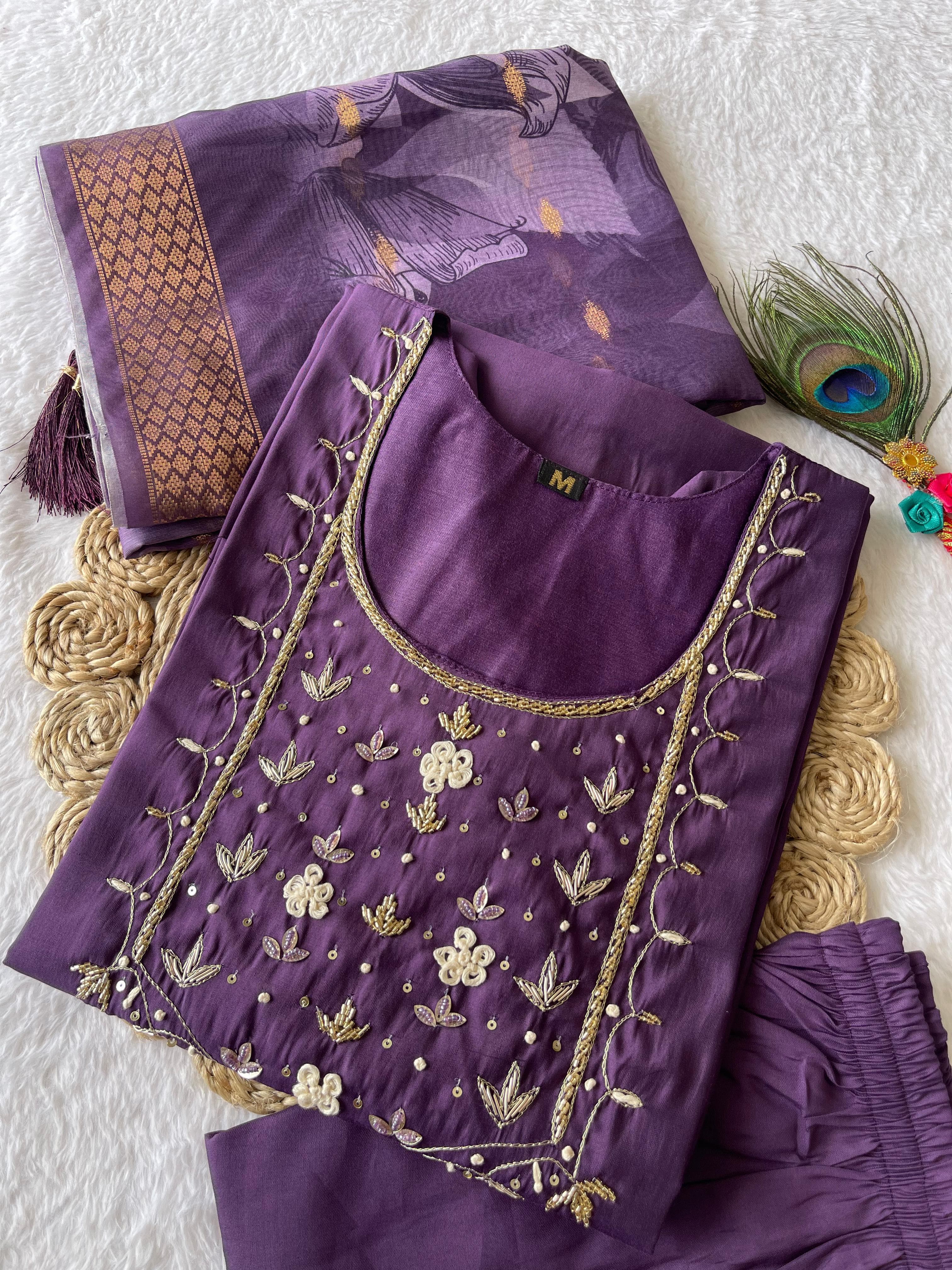 Launching New Designers Kurti Pent Dupatta Set