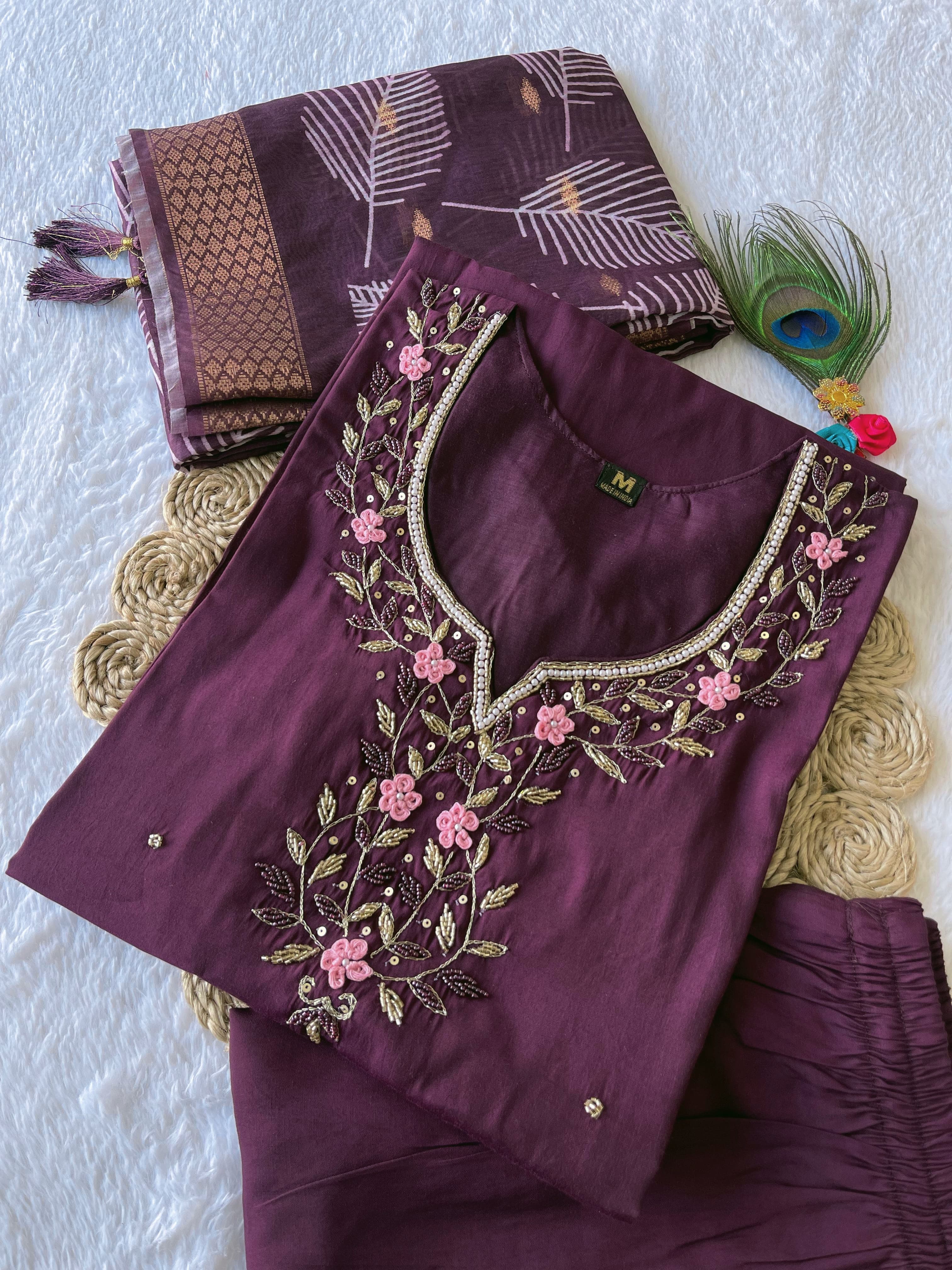 Launching New Designers Kurti Pent Dupatta Set