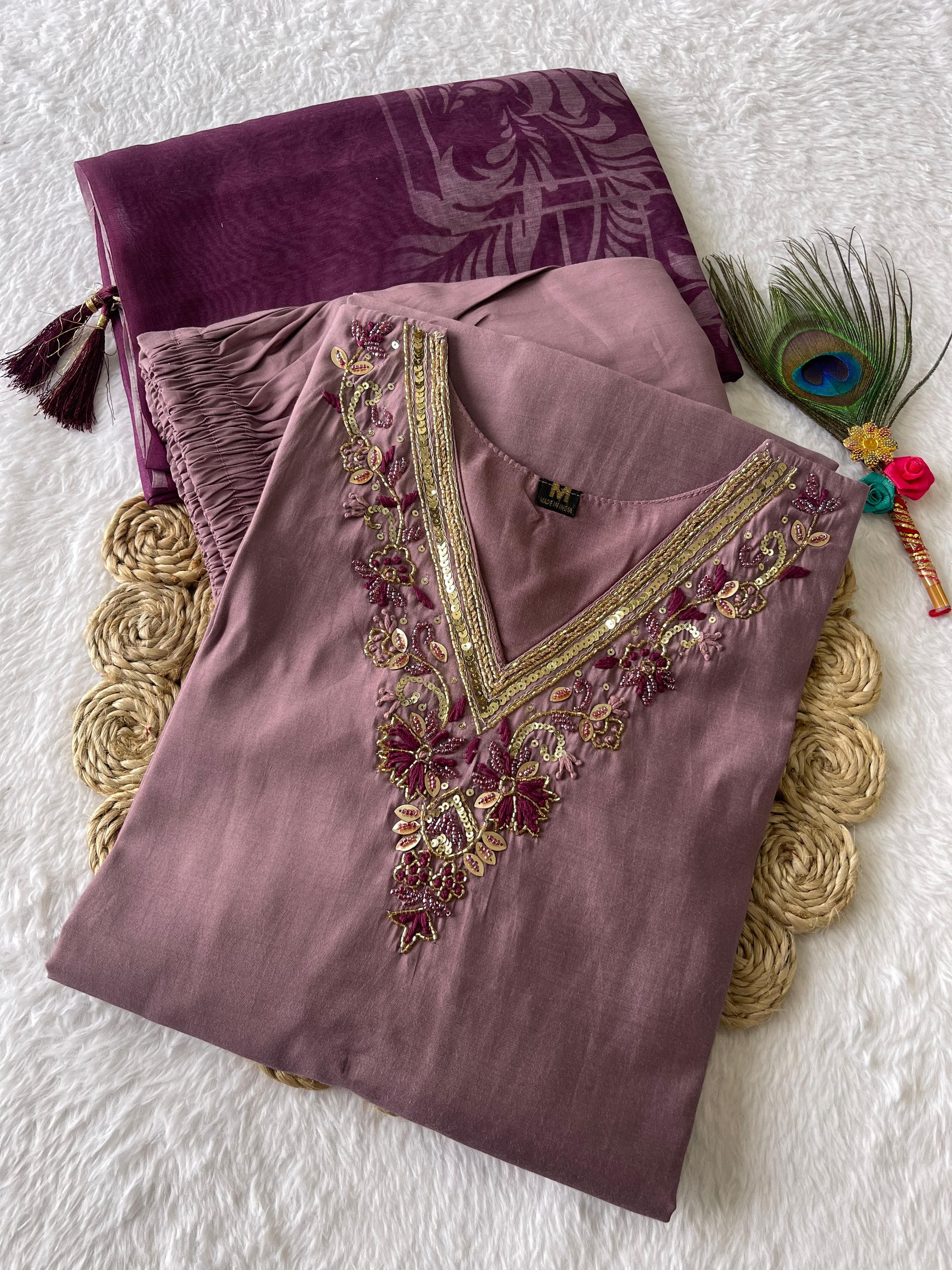 Launching New Designers Kurti Pent Dupatta Set