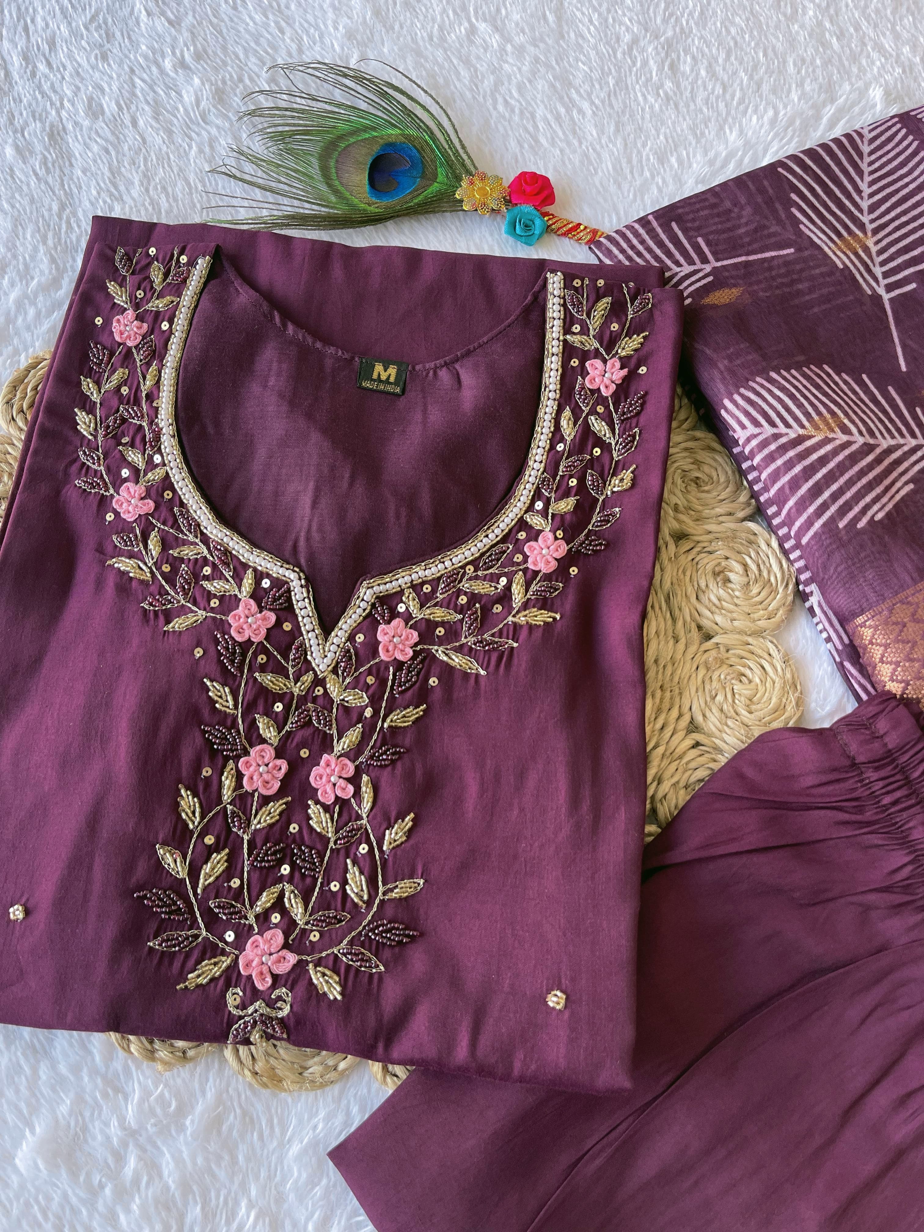 Launching New Designers Kurti Pent Dupatta Set