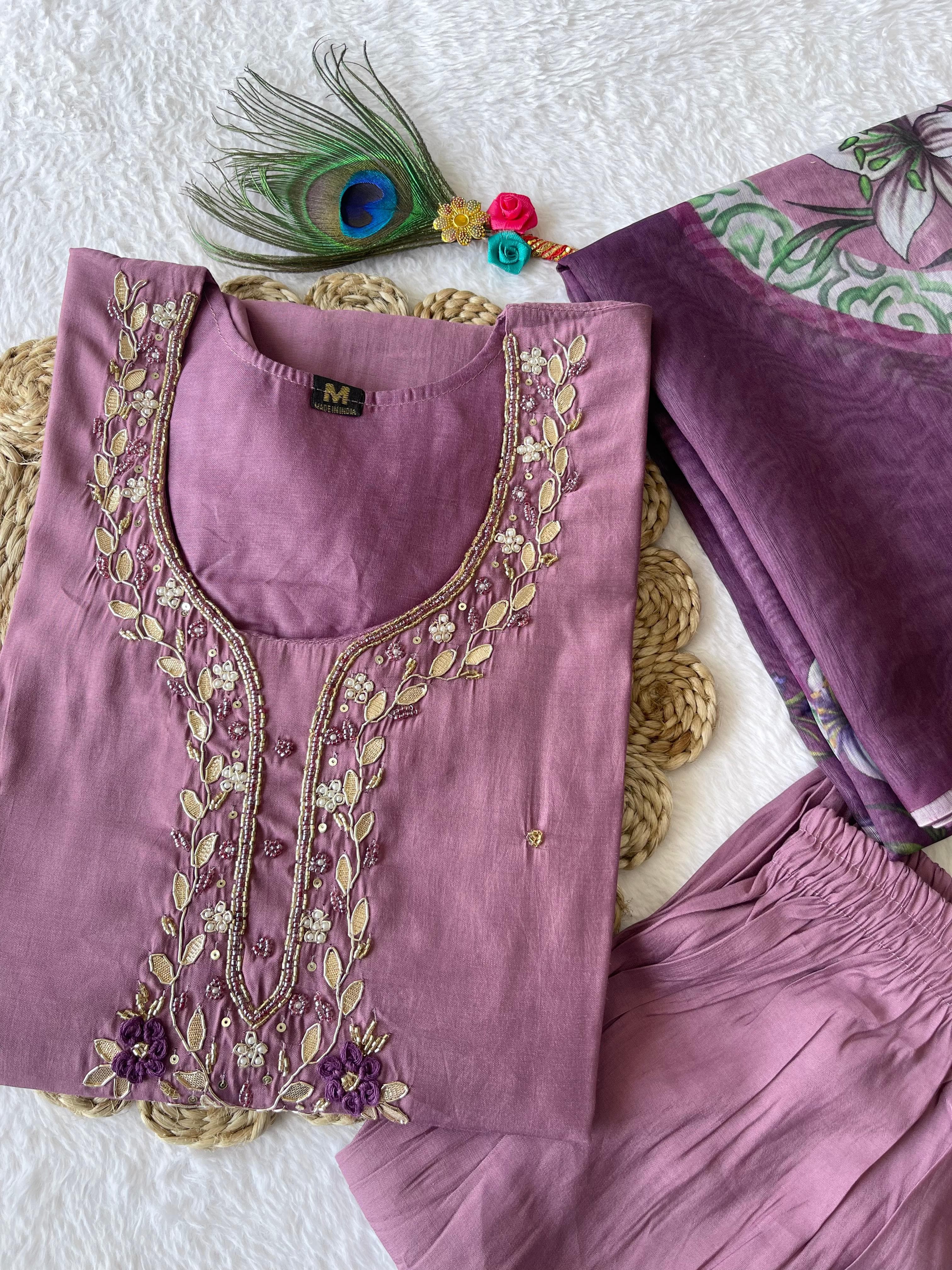 Launching New Designers Kurti Pent Dupatta Set